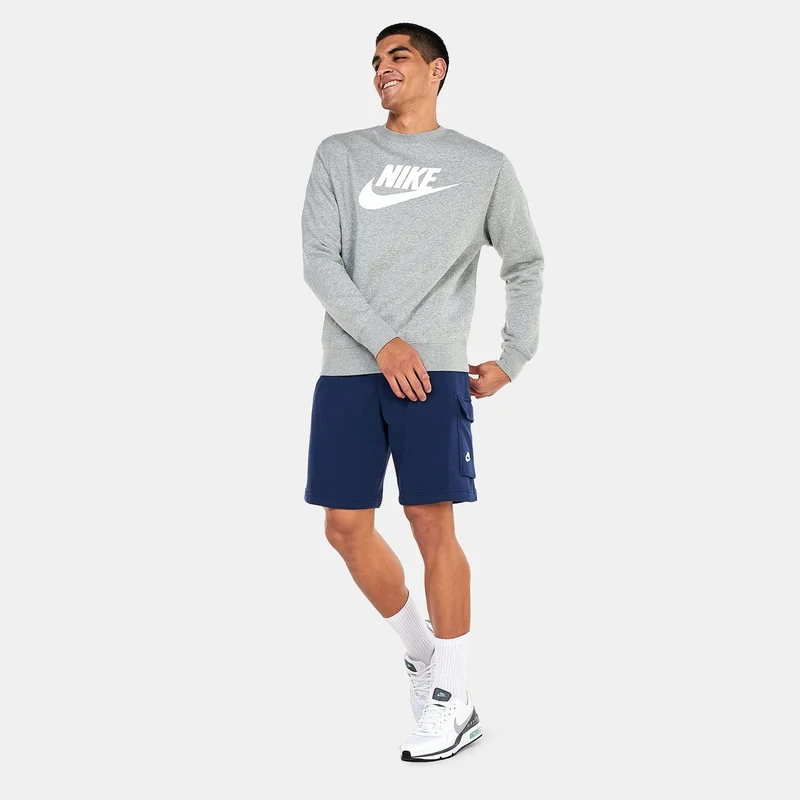 Nike Grey Men's Sportswear Club Sweatshirt for Men | Best Price UAE