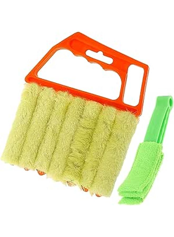 2pcs Window Cleaner Brush and 7Finger Blinds Cleaning Tool Set for Home - Image 1