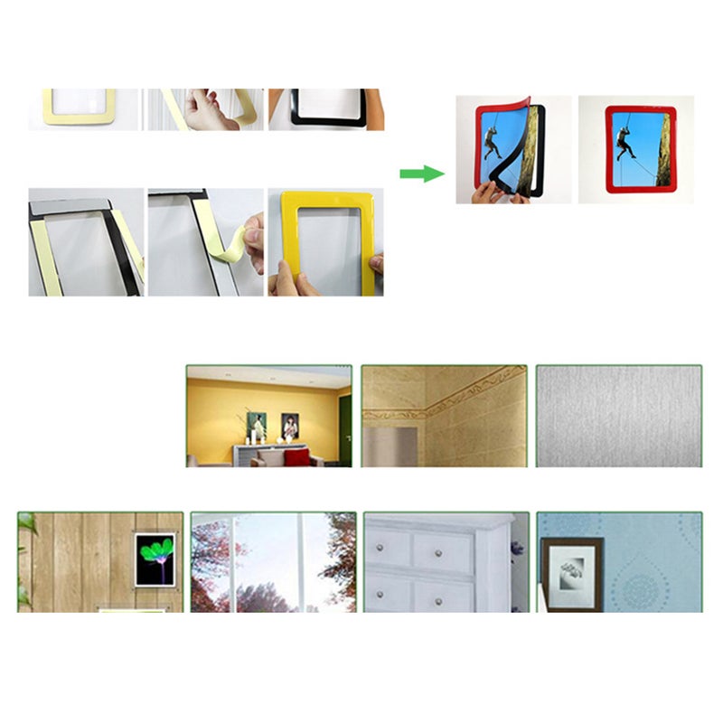 Colorful Photo Frame Magnetic Picture Frame Refrigerator Photo Frame 6 Inch( ) - Image 5