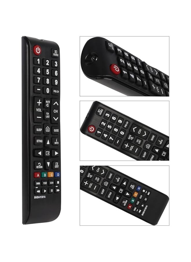 Generic - 2 Packs BN59 01301A Remote Control for Samsung UA43NU7090 UN55NU7100 UN58NU7100 Smart 4K Ultra HDTV LED LCD 3D TVs, for BN59 01199F BN59 01289A Remote Controller Replacement with Batteries - Image 1