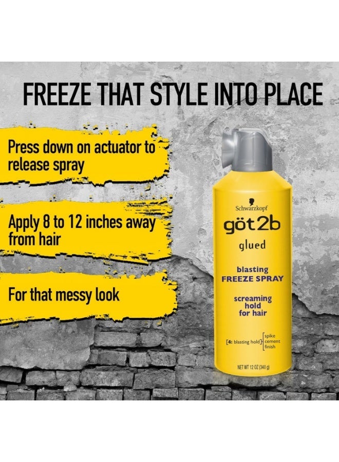 got2b Glued Blasting Freeze Spray, 12 oz - Image 2