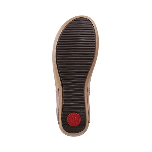 Metro Womens Synthetic Rose Gold Slippers (Size (8 UK (41 EU)) - Image 4