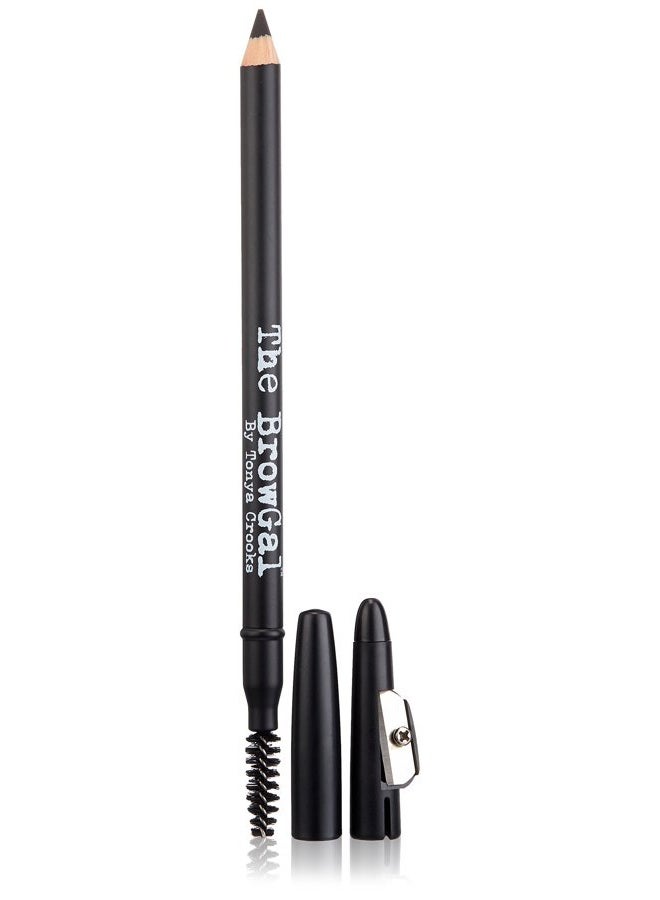 The BrowGal Skinny Eyebrow Pencil, Black, 0.04 Oz - Image 1