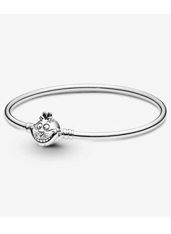 Disney Cheshire Cat Clasp Pandora Moments Bracelet for Women Circumference 19cm