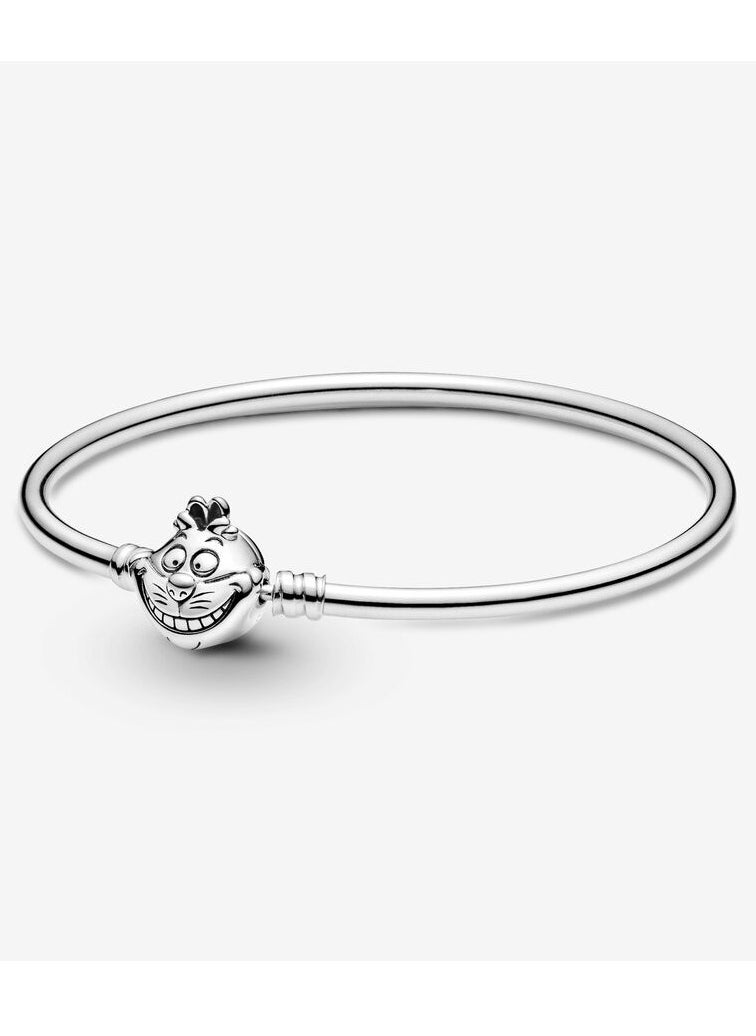 PANDORA - Disney Cheshire Cat Clasp Pandora Moments Bracelet for Women Circumference 19cm - Image 1