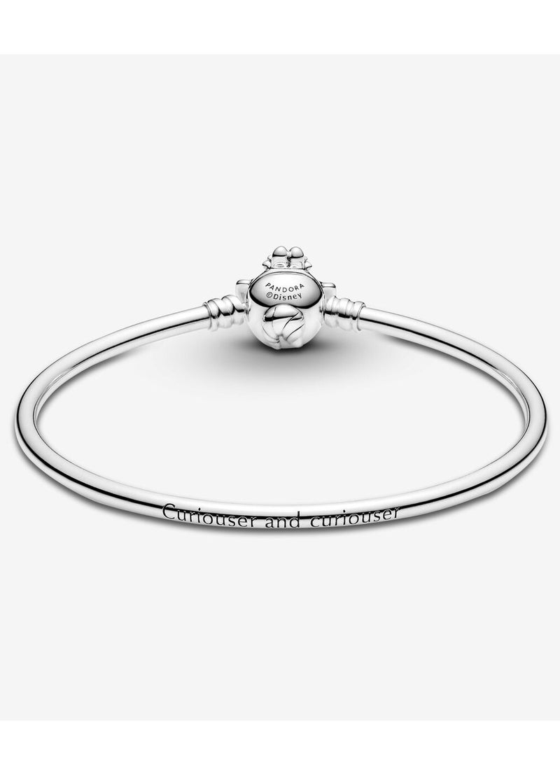 PANDORA - Disney Cheshire Cat Clasp Pandora Moments Bracelet for Women Circumference 19cm - Image 1