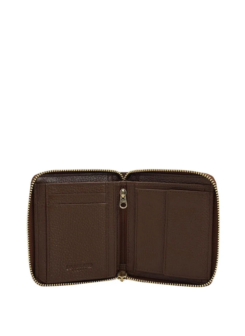 Da Milano  Da Milano Genuine Leather Brown Ladies Wallet for Women | Best Price UAE