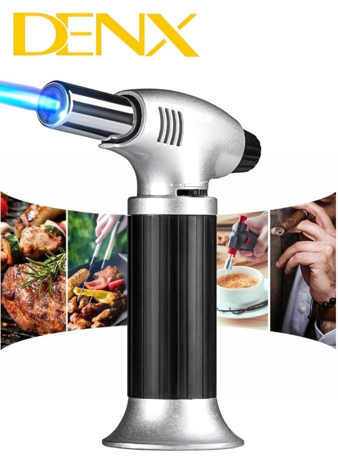 Denx Charcoal Starter Torch Lighter Black/Silver - Image 1