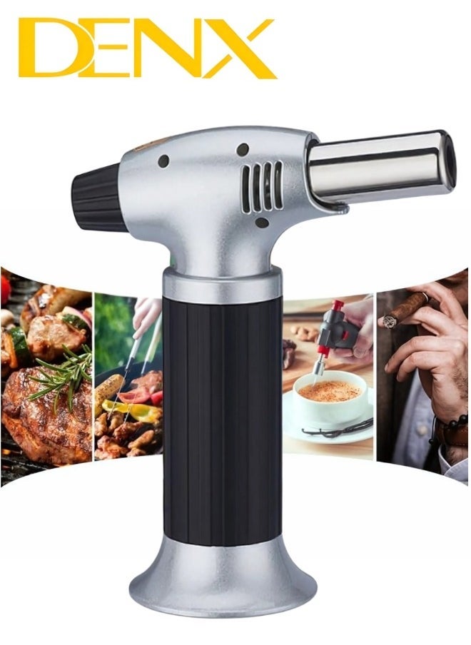 Denx Charcoal Starter Torch Lighter Black/Silver - Image 2