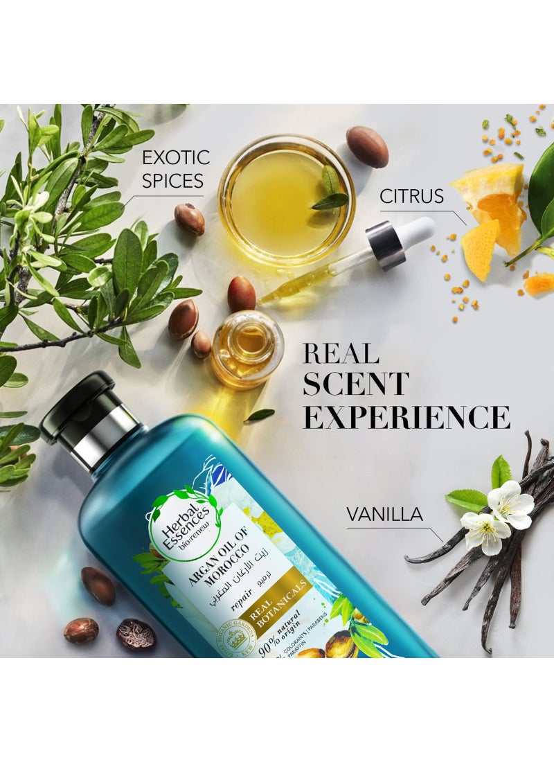 هربل إيسنسز هيربال إيسنسز بيو: رينيو شامبو بزيت الأرجان المغربي 400مل - Image 4