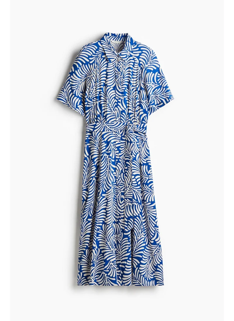 H&M Tie-belt shirt dress