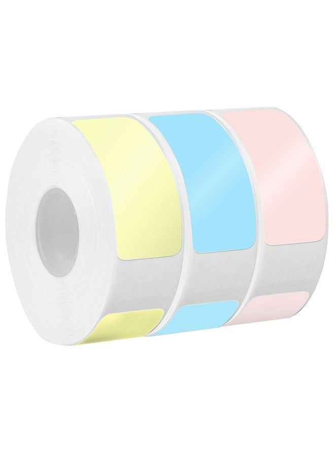 iEager Label Maker Tape, 15mm x 30mm, 3 Color Sticker Thermal Paper, Household Storage Labels, Self-Adhesive Label Tape, Set of 3 - Image 1