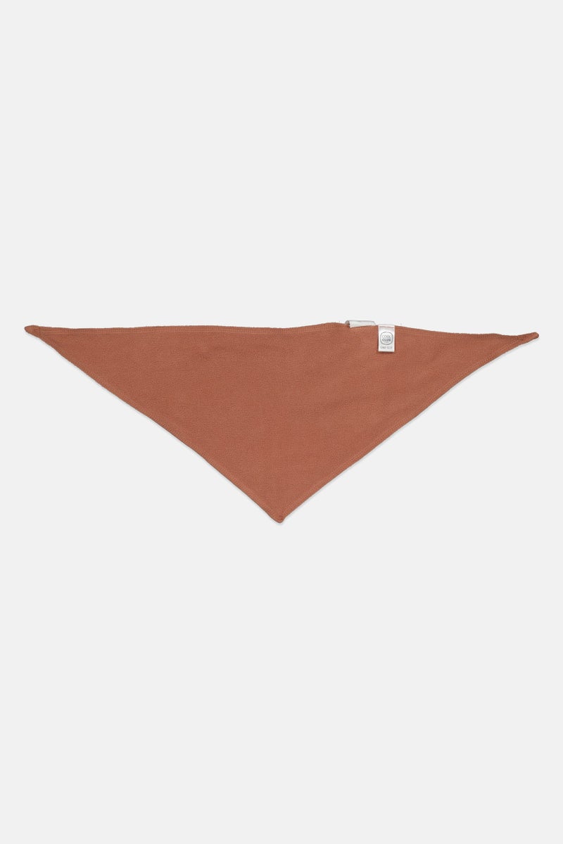 Cool Club Toddlers Girl Allover Print Fleece Scarf, Brown  - Image 2