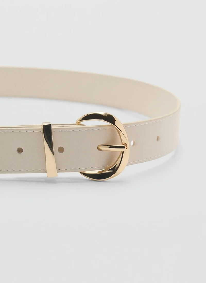 مانجو Oval Buckle Belt