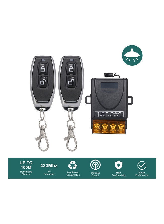 NIBEMINENT Universal Remote Control Switch Module Black - Image 1