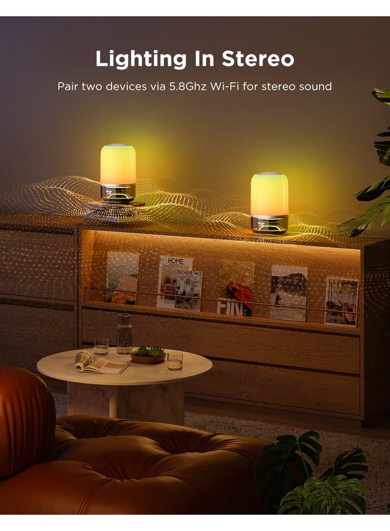 Govee Table Lamp 2 Pro x Sound by JBL, Smart Cordless Table Lamp with Speaker, Music-Light Sync, 16 Music Modes & 100+ Scene Modes, Work with Matter, DIY Customized Rechargeable Desk Lamp for Bedroom - Image 4
