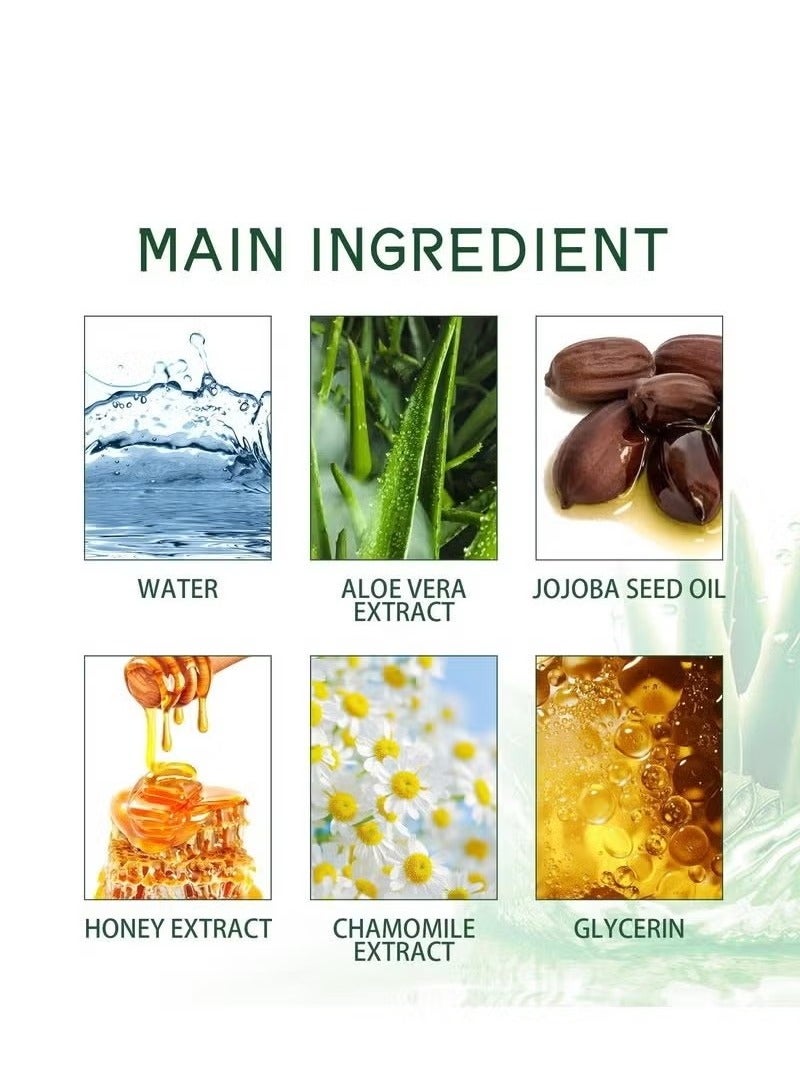 OUHOE Aloe Soothing Sun Cream SPF50+ PA+++,For Sensitive Skin,Waterproof & Sweatproof Moisturizing Sunscreen 50ml - Image 3