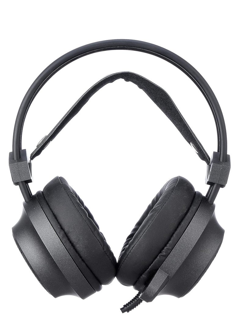 Utopia - Shark USB H500 Gaming Headset With Mic & LED Light - Black - Image 1