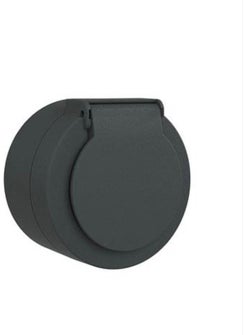 Ovivo Vsc Surface Mounted Xone Covered Grounded Socket Anthracite 