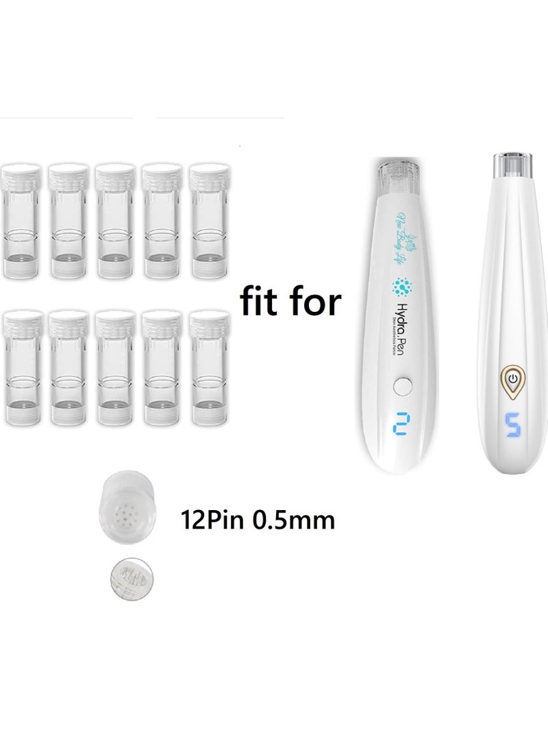 hydra 10Pcs H12(0.5mm) Needle Replacement Cartridges for Hydra Pen H2/Microcrystalline Hydrometer - Image 3