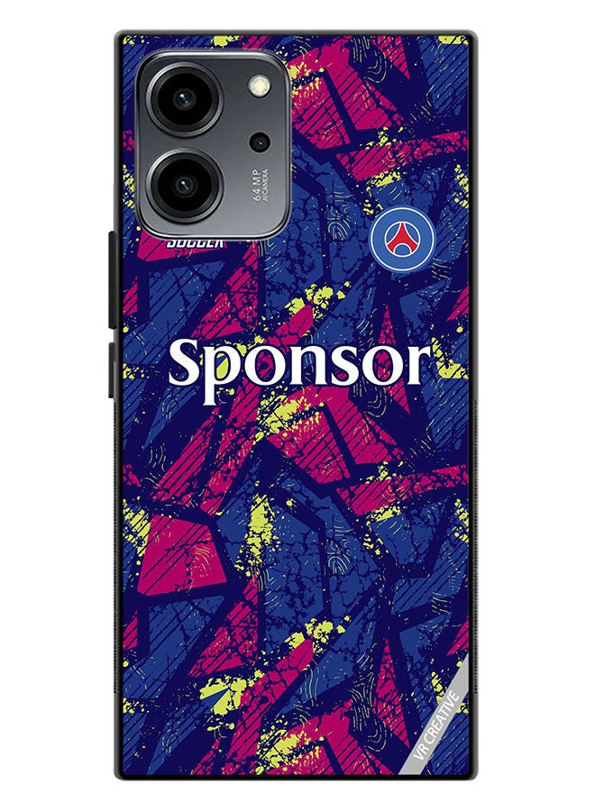 VR CREATIVE Protective Case Cover For Honor 80 SE Jersey Design Multicolour - Image 1