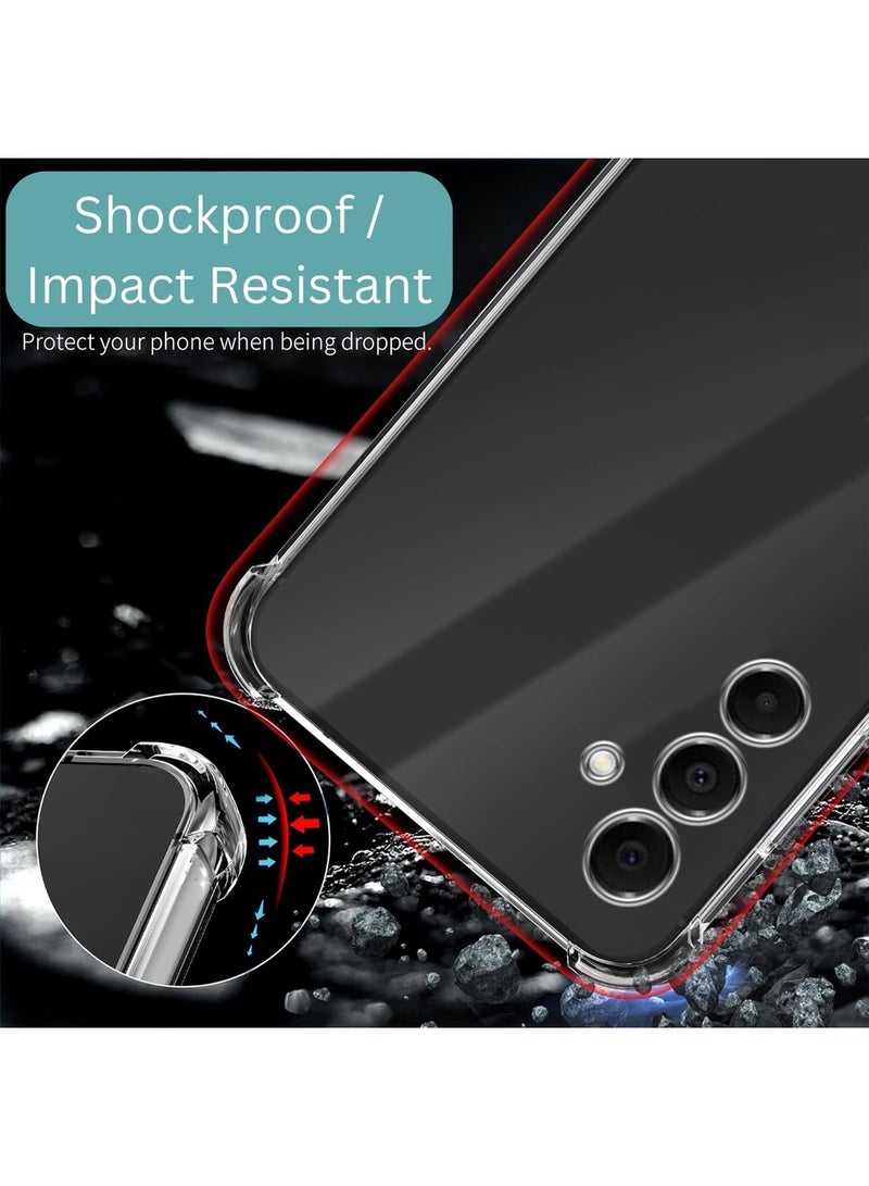 Techie Samsung Galaxy A16 TPU Bumper Corner Case with Camera Lens Protection Transparent Protective Back Cover - Image 5