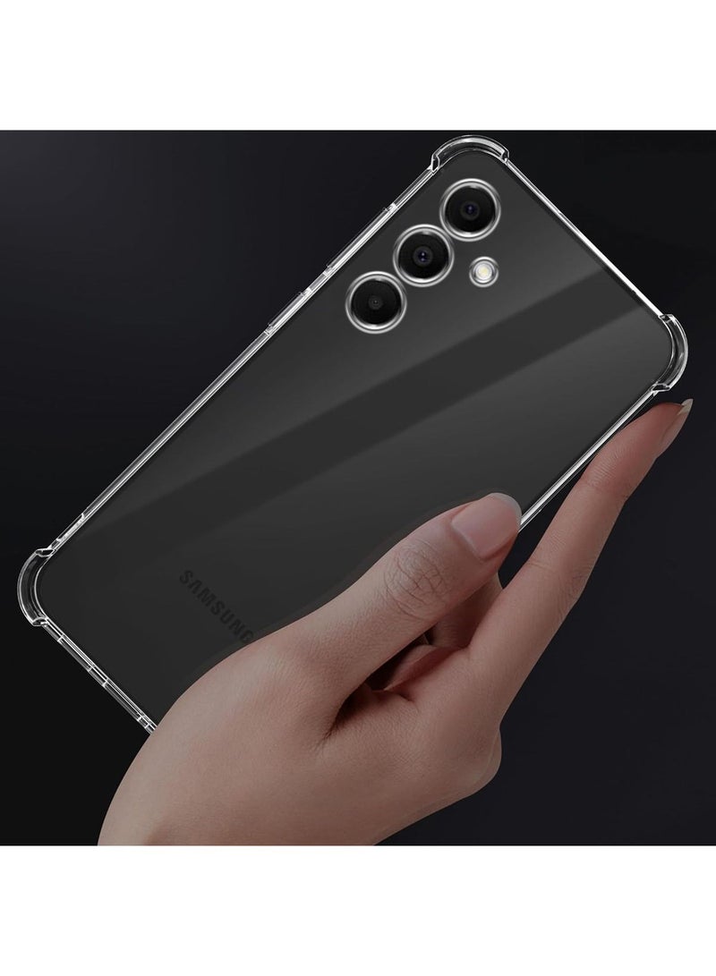 Techie Samsung Galaxy A16 TPU Bumper Corner Case with Camera Lens Protection Transparent Protective Back Cover - Image 2