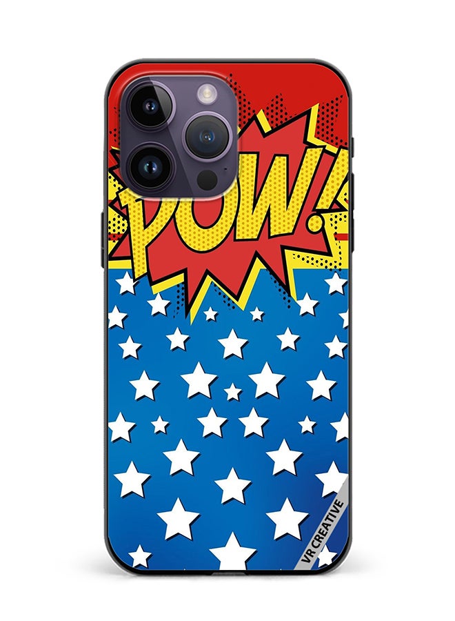 VR CREATIVE Protective Case Cover For Apple iPhone 15 Pro Pop Art Design Multicolour - Image 1
