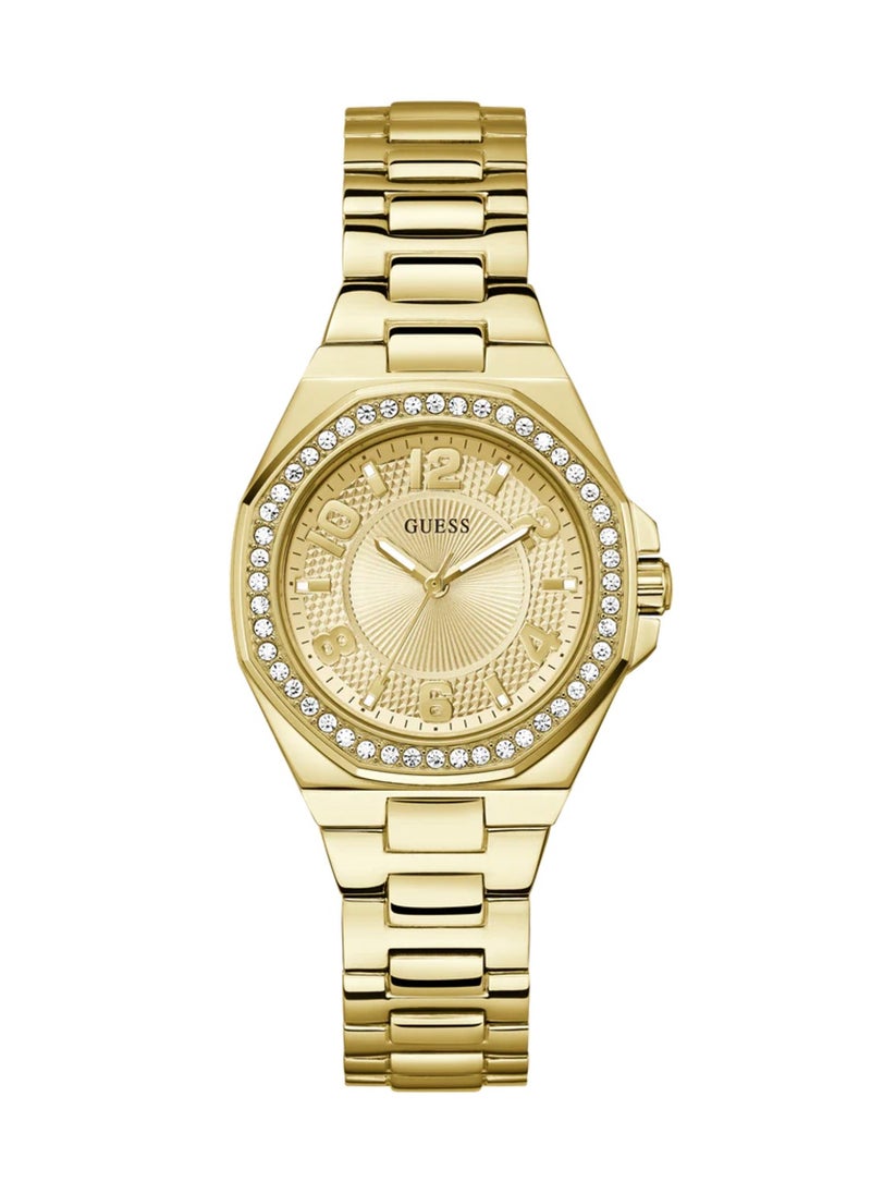 GUESS Contessa Women's Analog Quartz Gold Stainless Steel Watch GW0877L2 - 34 mm  - Image 1