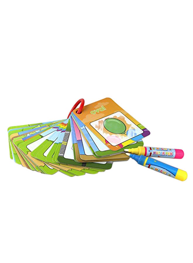 NIBEMINENT 26-Piece Water Painting Graffiti Book Card - Image 2