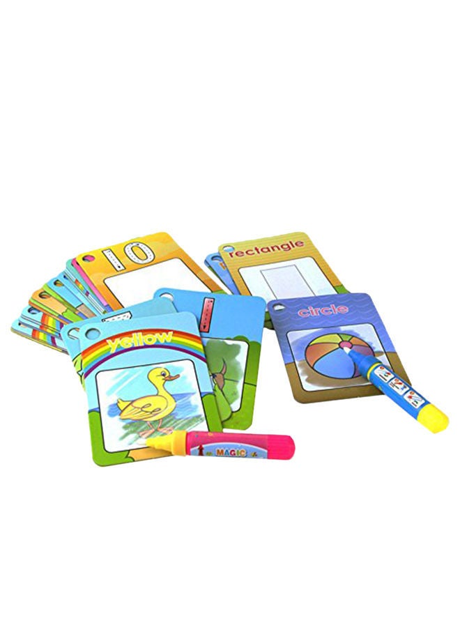 NIBEMINENT 26-Piece Water Painting Graffiti Book Card - Image 1