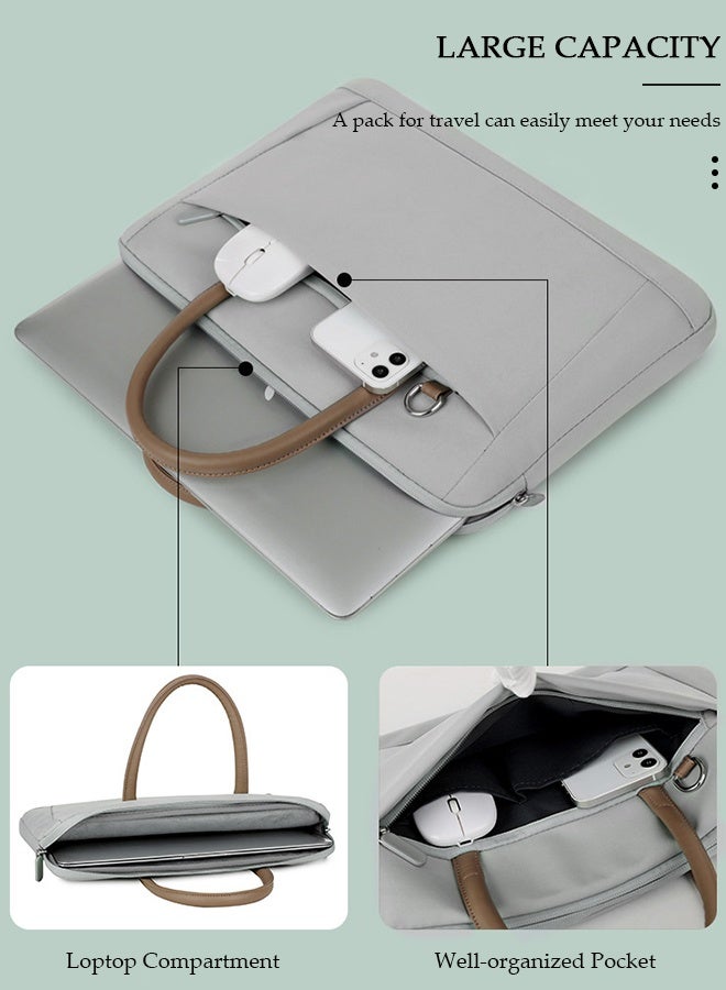 DUNISO 15.6 Inch Laptop Bag Lightweight Computer Bag Travel Business Briefcase Water Resistance Shoulder Messenger Bag Crossbody Bag for Men and Women Work Office - Image 3