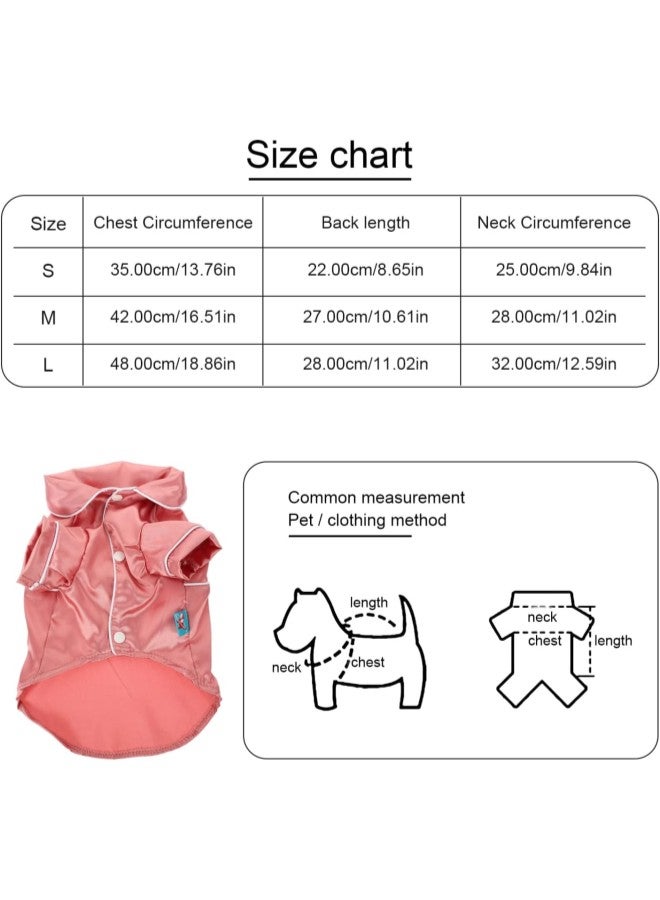 2pcs Jumpsuit Girl Loungewear Small Sleep Pink Pajamas Size Clothes- Pjs Comfy Baby Pet Robe Winter Clothes Soft Cotton Shirts Indoor Silk Jumpsuits Vest Cats for Costume- Pajama  - Image 5