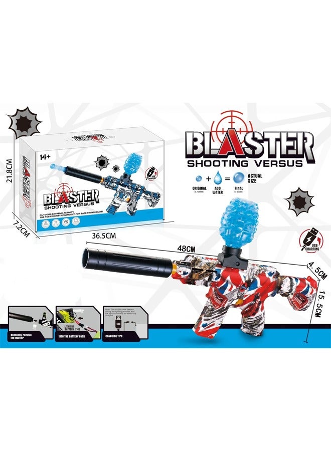 فيتنس ورلد مسدس طلقات جل مائية للأطفال يحتوي على بطارية قابلة للشحن