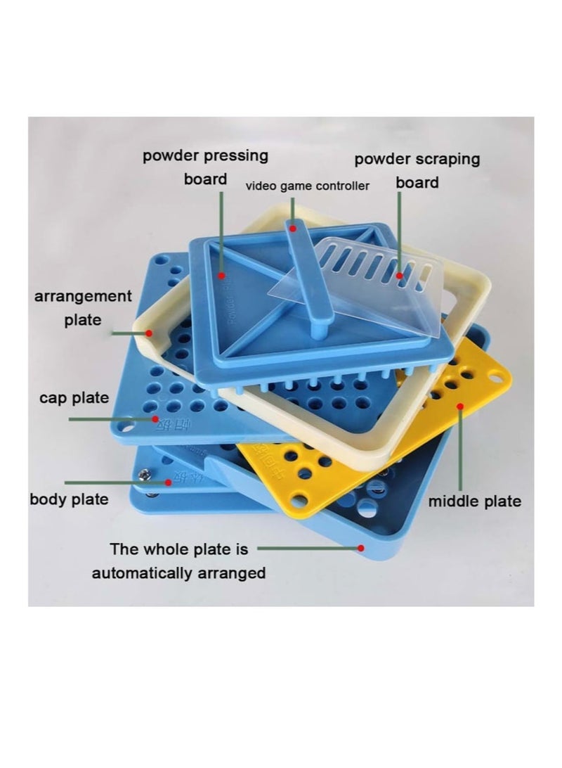 آلة تعبئة المساحيق 100 موضع، حجم 00#، سهلة التشغيل، حركة يدوية منزلية، آلة تعبئة الكبسولات - Image 2