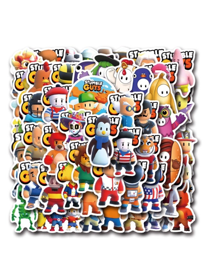 NIBEMINENT 55 Pcs Skibidi Toilet Deco Kit Waterproof Stickers, High Definition Printing Bright Colors, Suitable for Laptop Skateboard Luggage Water Bottle Guitar DIY - Image 2