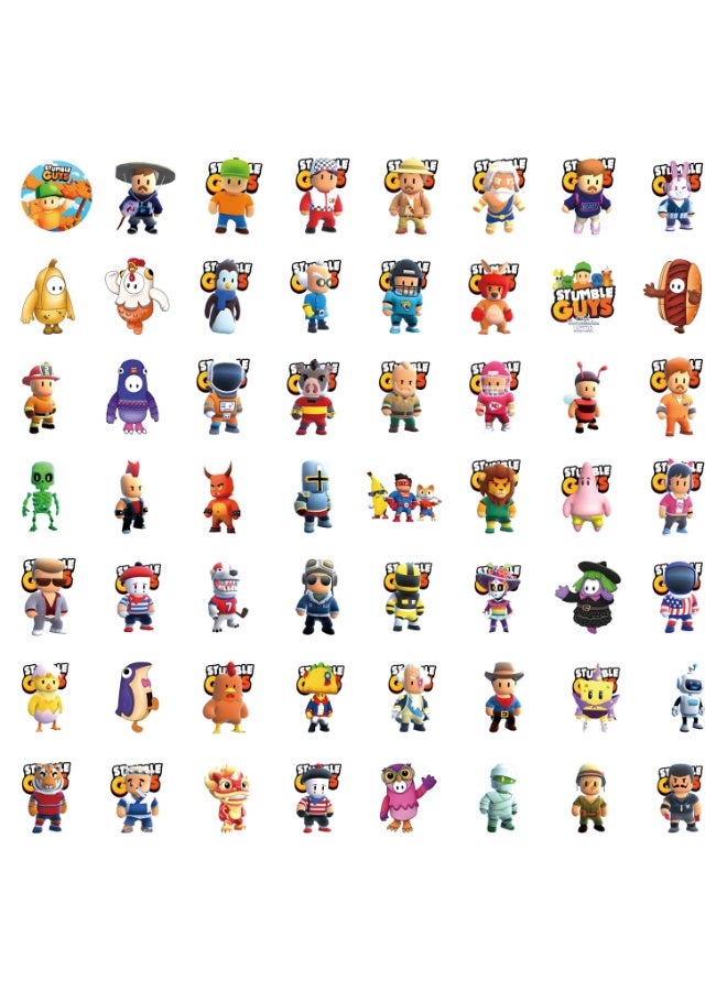 NIBEMINENT 55 Pcs Skibidi Toilet Deco Kit Waterproof Stickers, High Definition Printing Bright Colors, Suitable for Laptop Skateboard Luggage Water Bottle Guitar DIY - Image 3