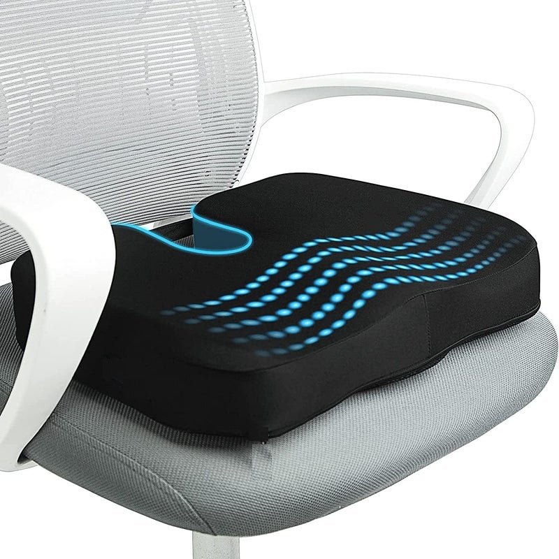 TLN Coccyx Cushion Coccyx Pillow Tailbone Cushion Orthopedic seat Cushion Memory Foam seat Cushion Chair Cushion for Lower Back Pain Donut Cushion Sofa Cushion Car seat Cushion AMZ5 - Image 2