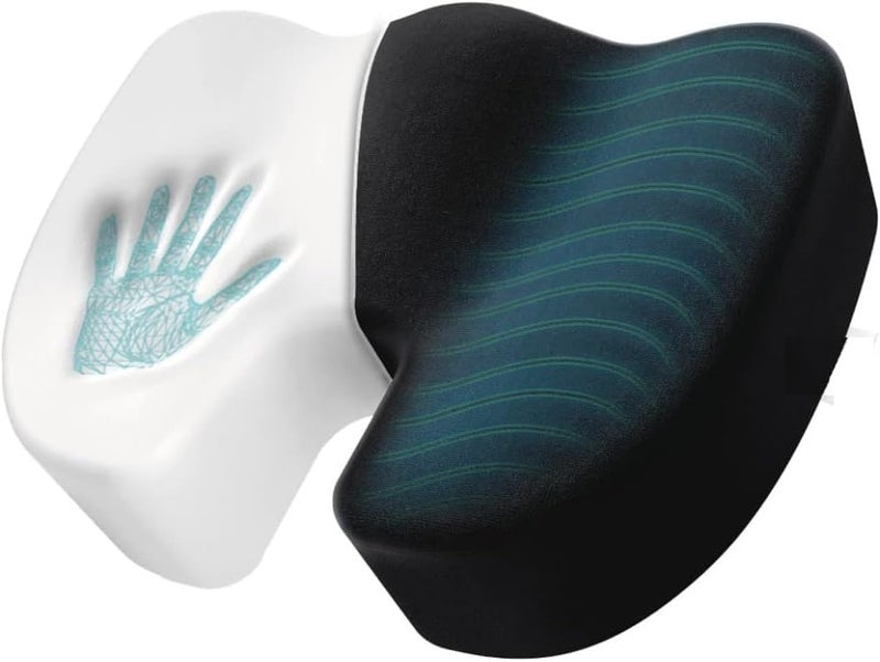 TLN Coccyx Cushion Coccyx Pillow Tailbone Cushion Orthopedic seat Cushion Memory Foam seat Cushion Chair Cushion for Lower Back Pain Donut Cushion Sofa Cushion Car seat Cushion AMZ5 - Image 1