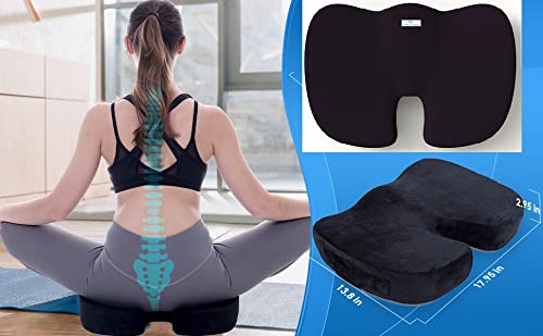 TLN Coccyx Cushion Coccyx Pillow Tailbone Cushion Orthopedic seat Cushion Memory Foam seat Cushion Chair Cushion for Lower Back Pain Donut Cushion Sofa Cushion Car seat Cushion AMZ5 - Image 3