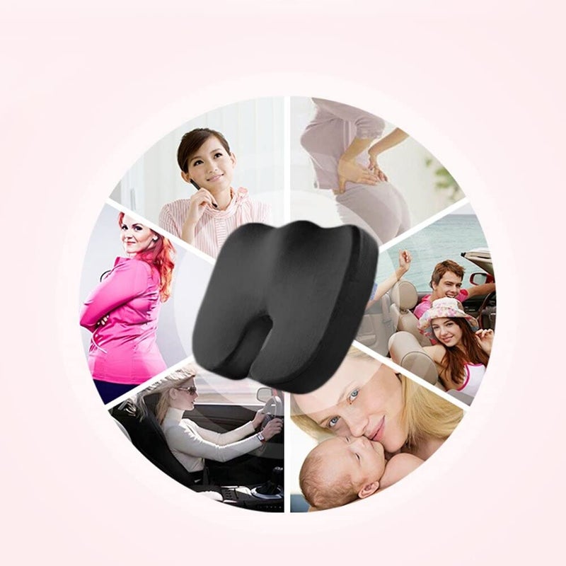 TLN Coccyx Cushion Coccyx Pillow Tailbone Cushion Orthopedic seat Cushion Memory Foam seat Cushion Chair Cushion for Lower Back Pain Donut Cushion Sofa Cushion Car seat Cushion AMZ5 - Image 5