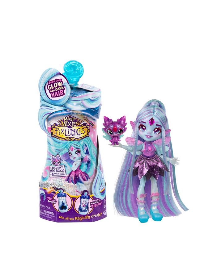 Magic Mixies PIXLINGS S2 GALAXY HAIR DOLL SINGLE PK FLYT  - Image 1