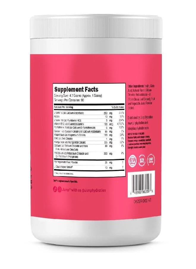 JUNP JUNP Hydration Electrolyte Powder, Electrolytes Drink Mix, Hydration Mix, Sugar Free, Gluten Free, 0 Calories, 0 Carbs, Keto Friendly, NON - GMO Kosher, 90 Servings. (Wild Berry)  - Image 3
