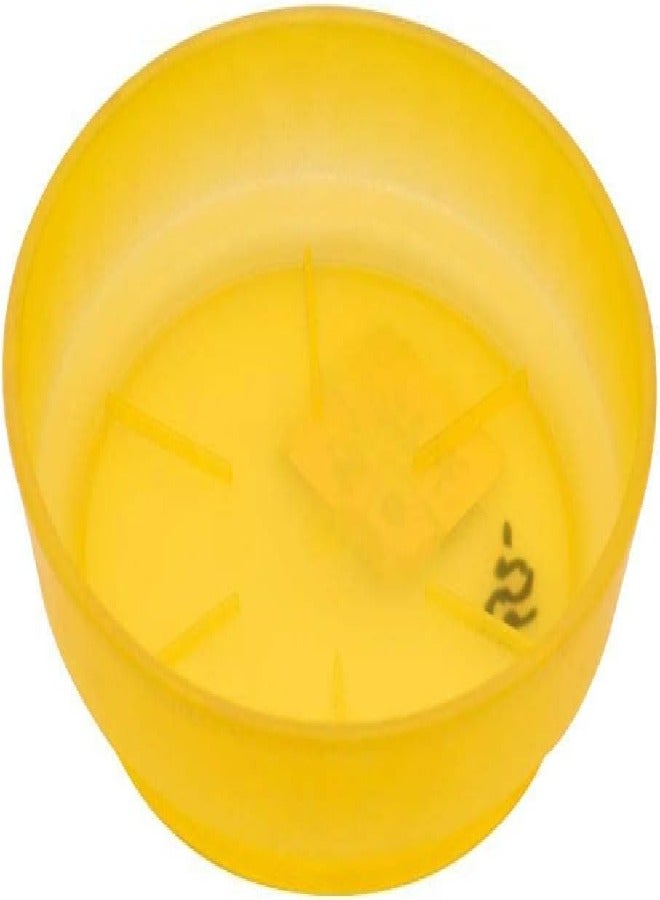LTR Generic Yellow Pot Saucer Plate – Durable Plant Drip Tray, 14x14x3 cm 