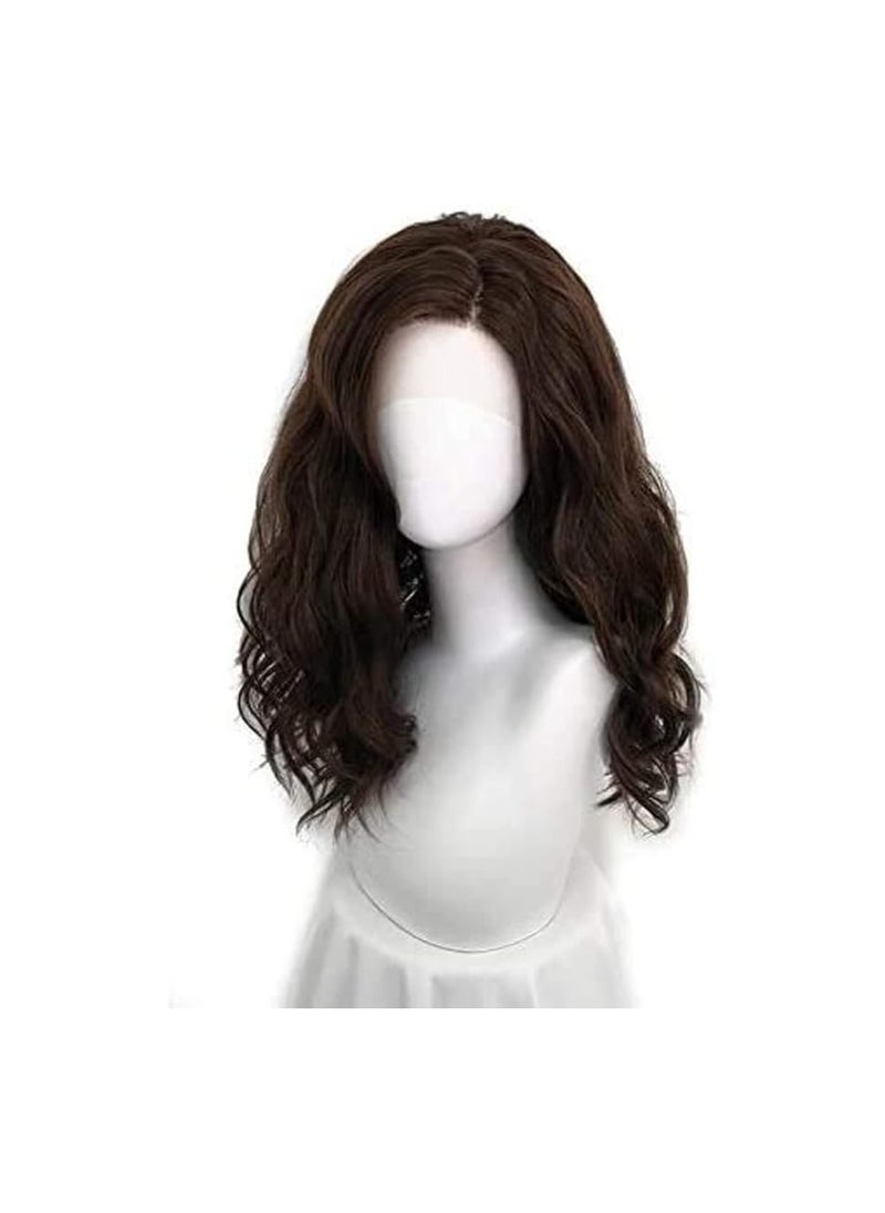 Women's long wig, Women's short wig Human hair Hao Shuo Fashion Wig Ins Wind Front Lace Wig Female Brown Wig Female Mid-Length Curly Hair Handsome And Cool Party Street Wig, Brown Wig, 19 In Natural - pzsku/Z527CD85AF2DB3C64C357Z/45/_/1721750603/aea76585-f9d5-4665-bded-b0664ef2f6d9