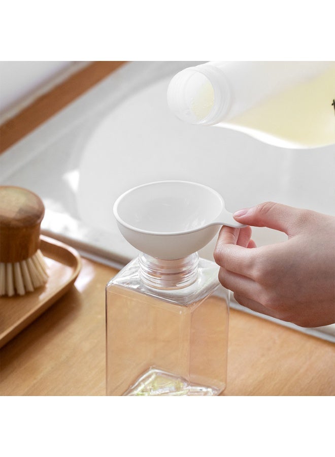 HOMESTAR Kitchen Household Food-Grade PP Plastic Funnel Small Diameter Oil Funnel Tool Liquid Separating Pouring Device Seasoning Wine Transfer Assistant Helper Comfortable Grip Smooth Lines Easy To Clean Slanted Tip Design Prevents Clogging Assist In Decanting Save Time And Effort - Image 3