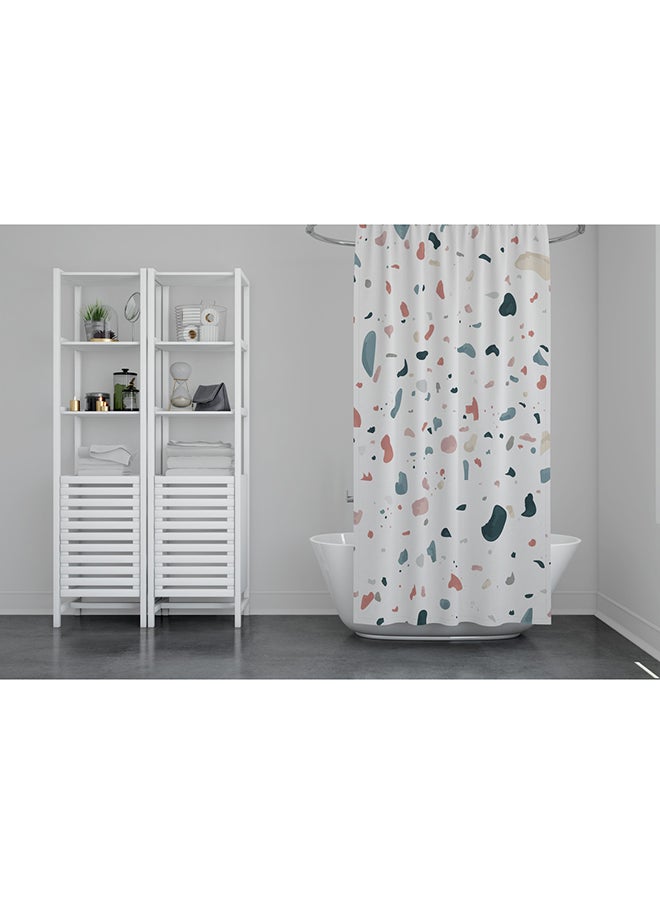 Home Print Waterproof Bathroom Curtain 