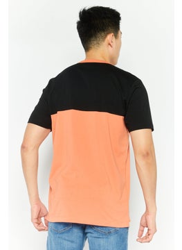 DIESEL Men Crew Neck Short Sleeves Graphic Print T-Shirt, Black  - Image 4