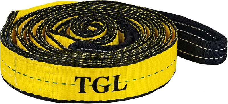 TGL 2 inch, 20 Foot ATV Tow Strap Heavy Duty with Reinforced Loops 10,000 Pound Capacity. Compatible with Polaris, Honda, Can-Am ATV, UTV Towing Strap, Tree Saver Strap. - Image 4