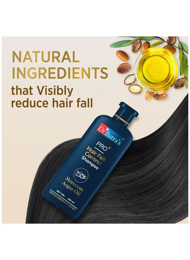 Dr Batra's PRO Hair Fall Control Shampoo 350ml PRO Conditioner 350 ml and PRO Hair Fall Control Oil 200ml - Image 2